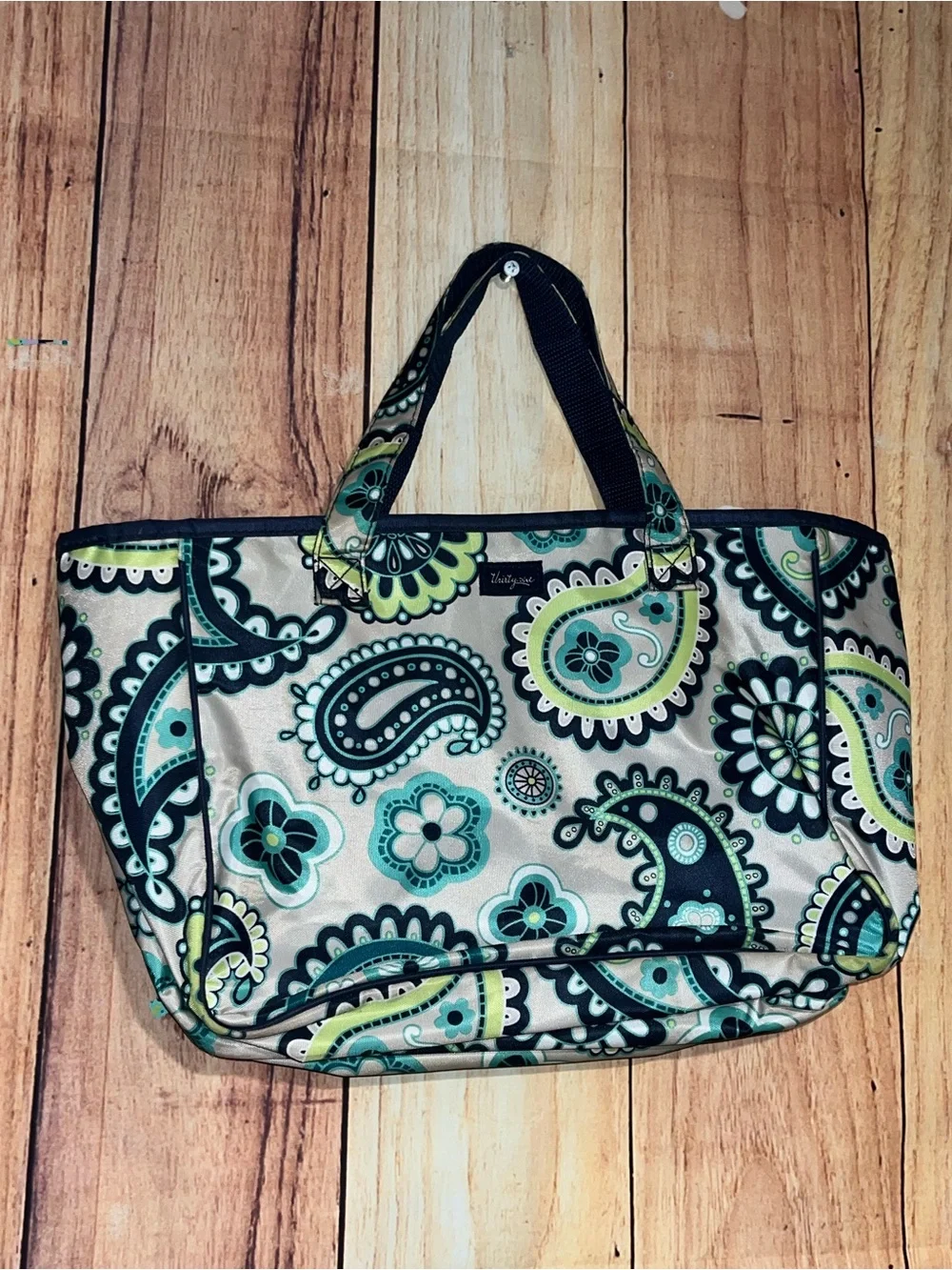 Thirty-One True Beauty Bag Paisley Day Like New Makeup Bag